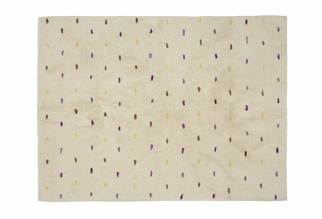 Alfombra Infantil Algodón 100% Lavable Confetti Aratextil - Nanetes #